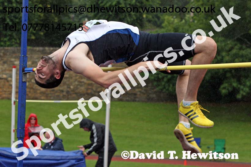 Senior mens high jump, EAP International Combined Events, Hexham Northumberland. Photo: David T. Hewitson/Sports for All Pics